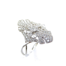 Load image into Gallery viewer, Antique Style Dainty Diamond Ring