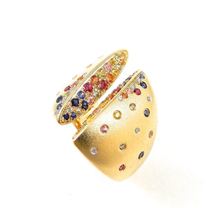 Confetti Collection Multi Split Shank Ring