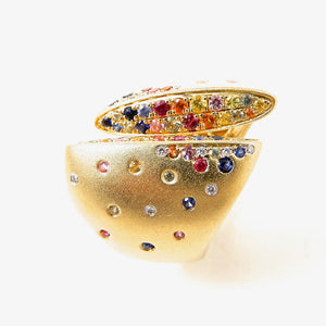 Confetti Collection Multi Split Shank Ring