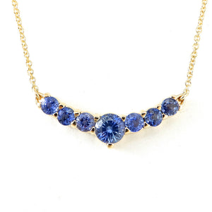 Tapered Sapphire Necklace